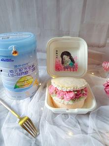 网红盒子蛋糕造型图片,精致造型，甜蜜诱惑