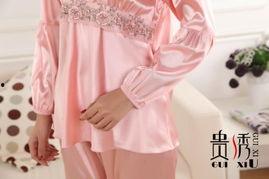 网红真丝睡衣女士图片,网红真丝睡衣，女士优雅睡眠新体验
